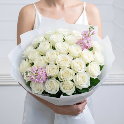 Bouquet Rosas Blancas