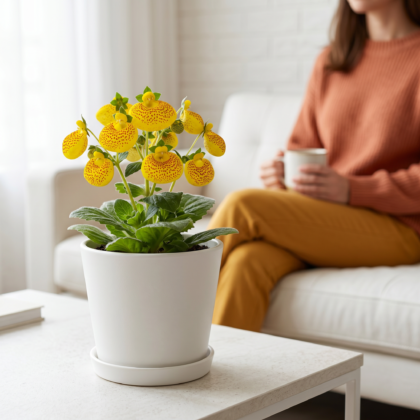 planta zapatito en colores vibrantes para decorar espacios de tu hogar u oficina